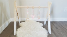 Load image into Gallery viewer, Wooden Gym + Frame - Emi and Jo Baby

