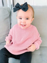 Load image into Gallery viewer, Chunky Knit Sweater | Mauve - Emi and Jo Baby
