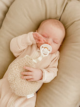 Load image into Gallery viewer, Sherpa Moon Paci Clip - Emi and Jo Baby

