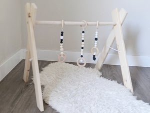 Wooden Baby Gym+Toys - Emi and Jo Baby
