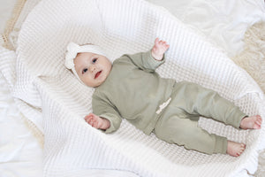 2 Piece Ribbed Set / Sage - Emi and Jo Baby