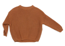 Load image into Gallery viewer, Chunky Knit Sweater | Rust - Emi and Jo Baby

